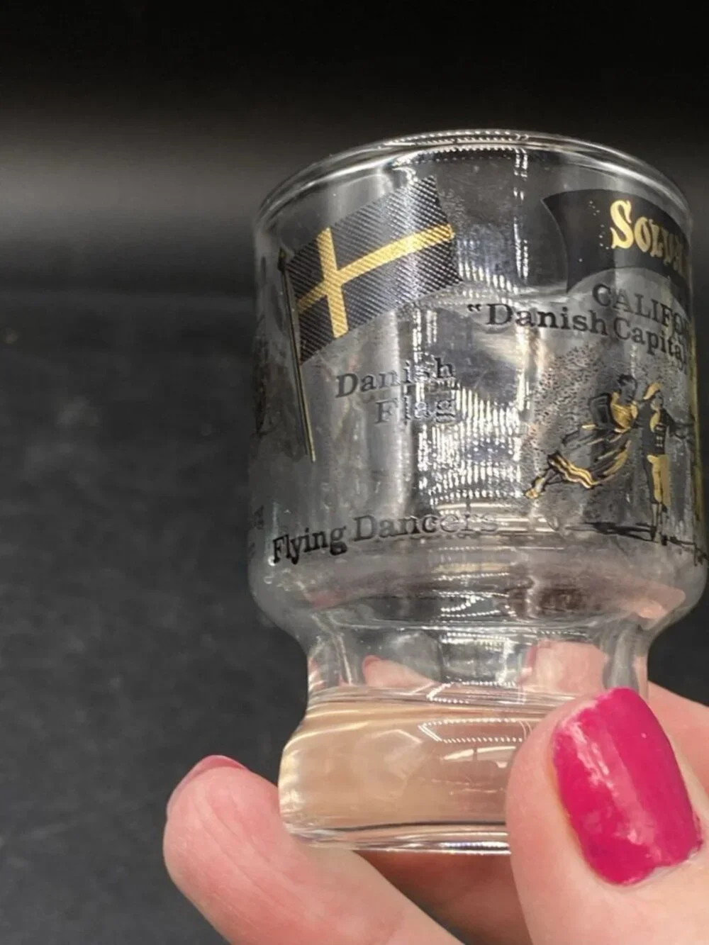 Solvang California State Landmark Windmill Shot Glass Danish Capitol of America